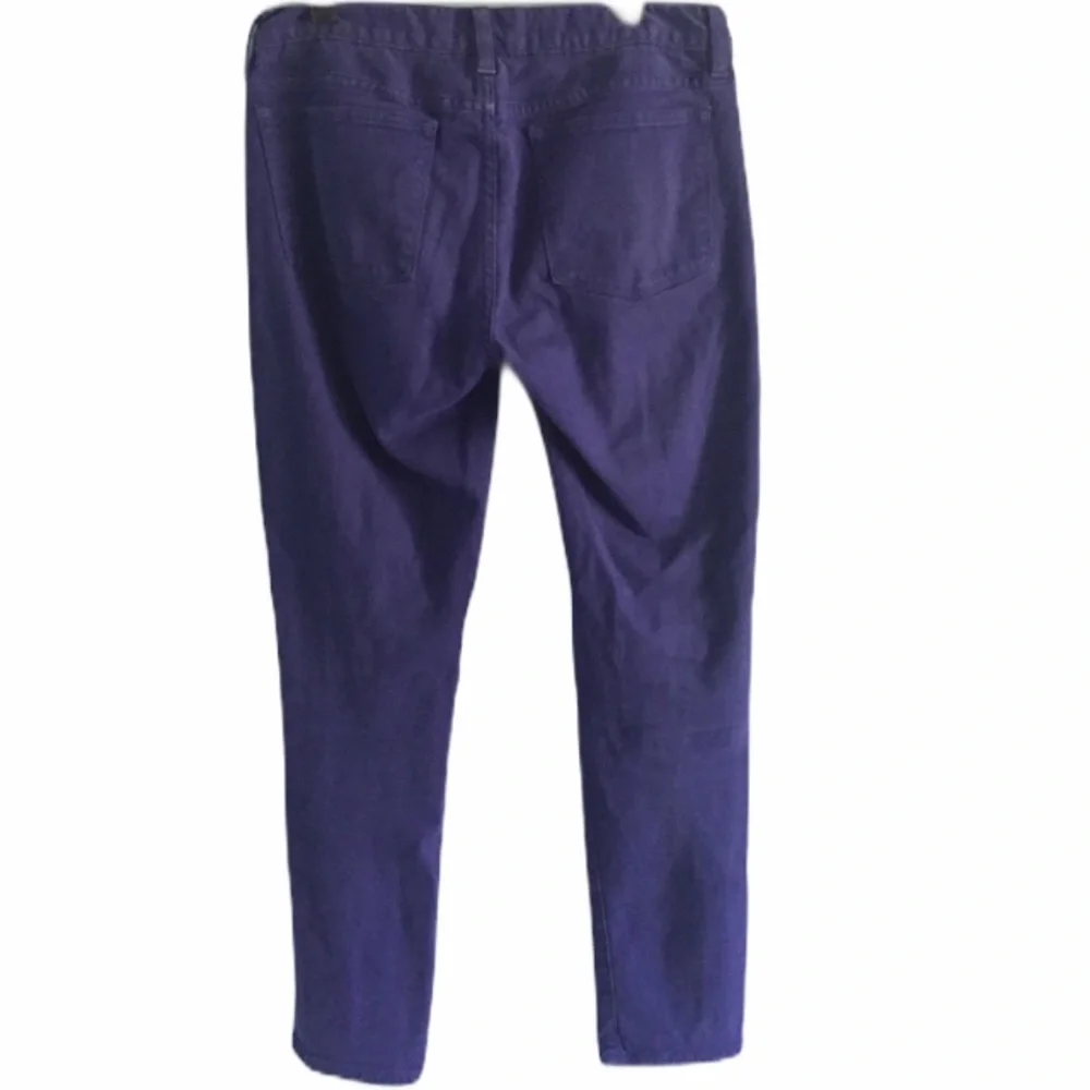 J.Crew Toothpick Ankle Jeans Electric Cobalt Blue Skinny Cropped Denim Sz 28 - Picture 4 of 11